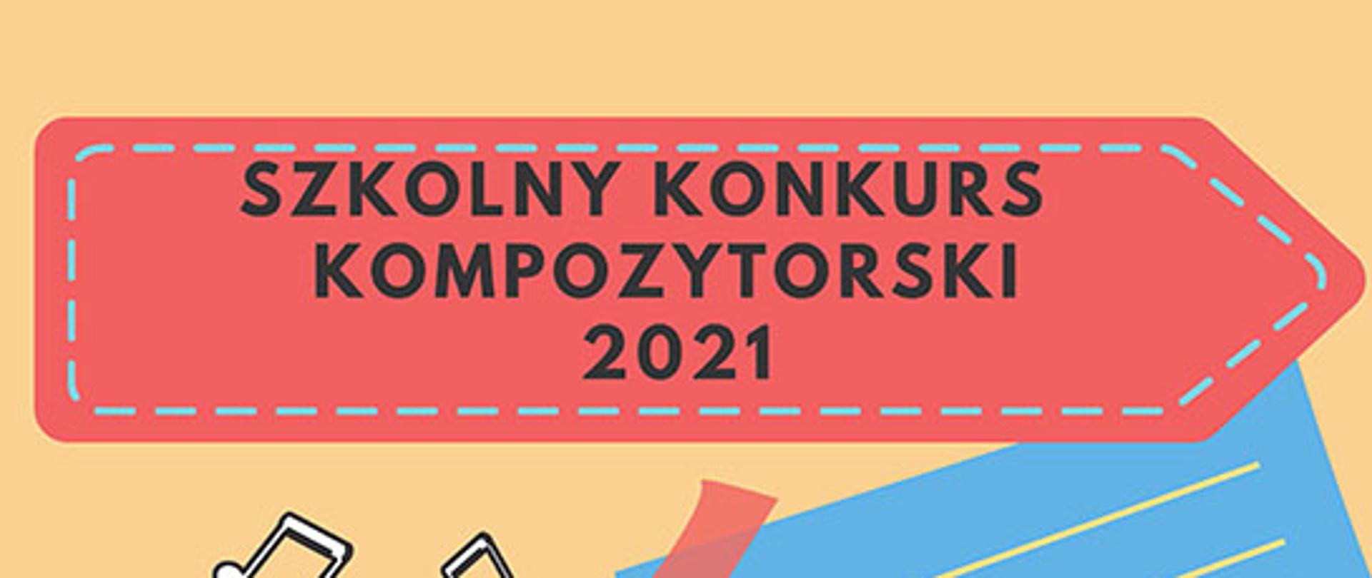 Grafika przedstawia kolorowe kwadraty, w których umieszczone są informacje oraz termin konkursu