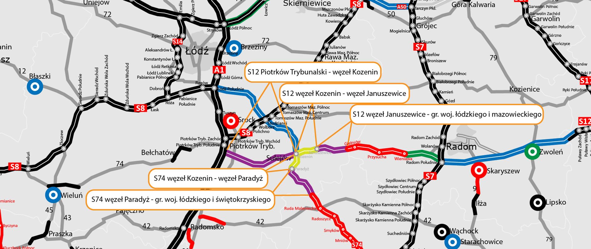 Wydanie decyzji środowiskowej dla S12/74 w woj. łódzkim