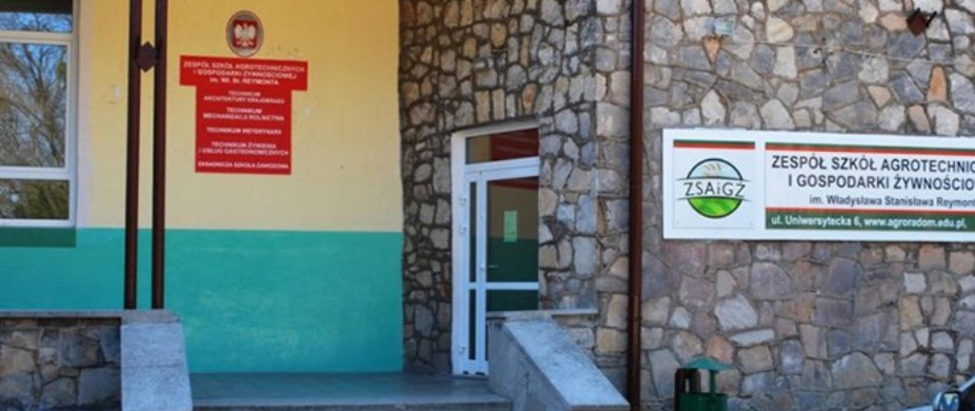 Zespół Szkół Agrotechnicznych i Gospodarki Żywnościowej im. Władysława Stanisława Reymonta w Radomiu