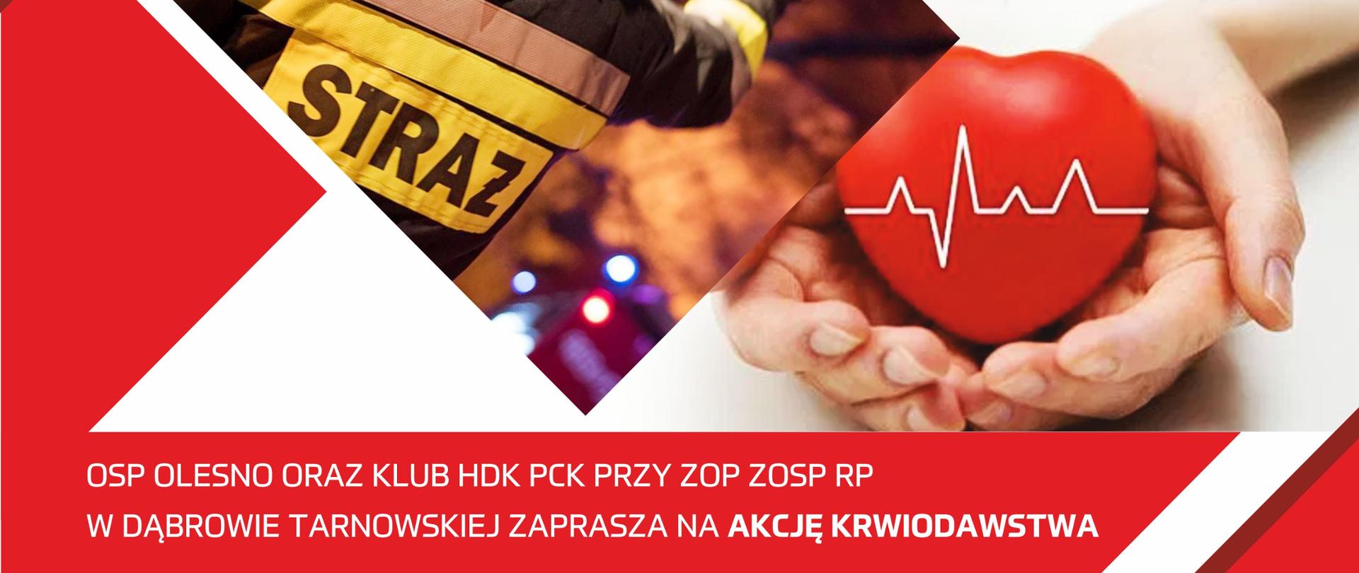 Plakat przedstawia informacje na temat akcji krwiodwastwa
