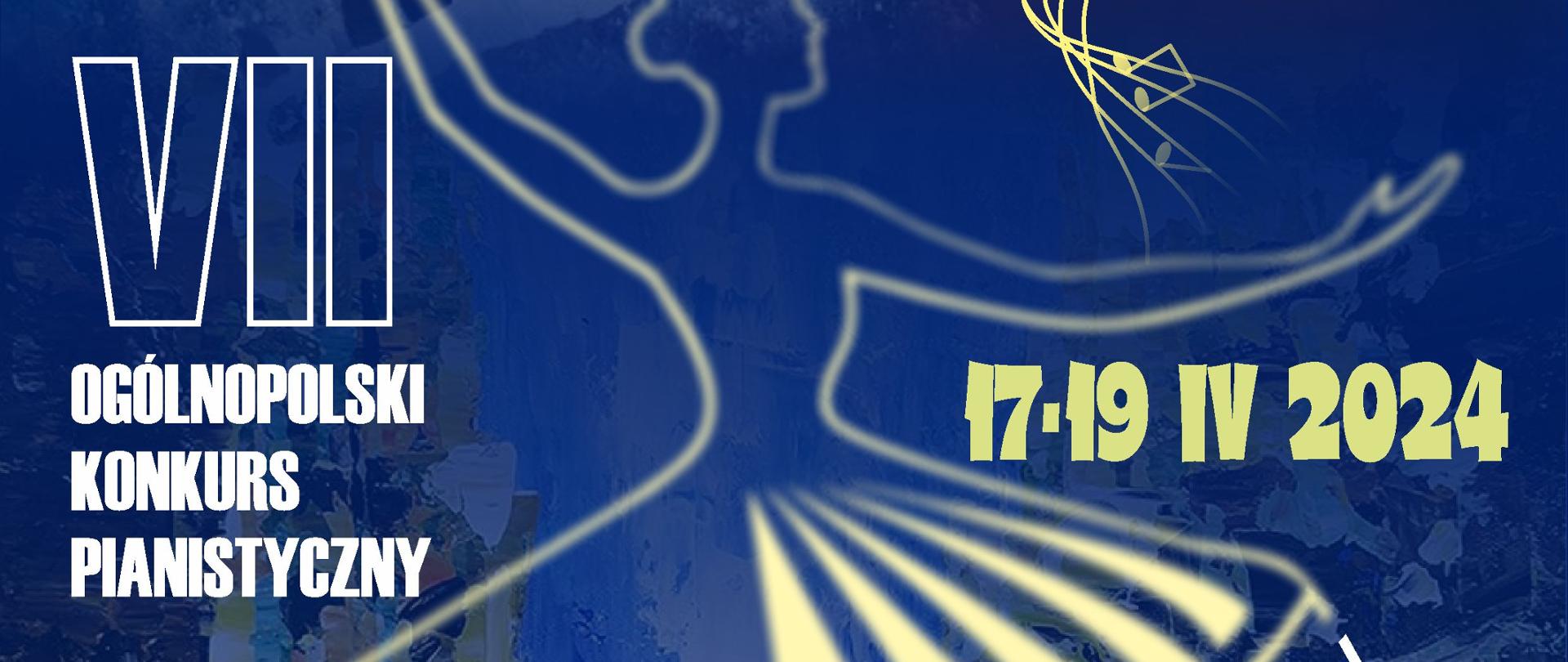 PLAKAT promujący wydarzenie konkurs Roztańczony fortepian 2023