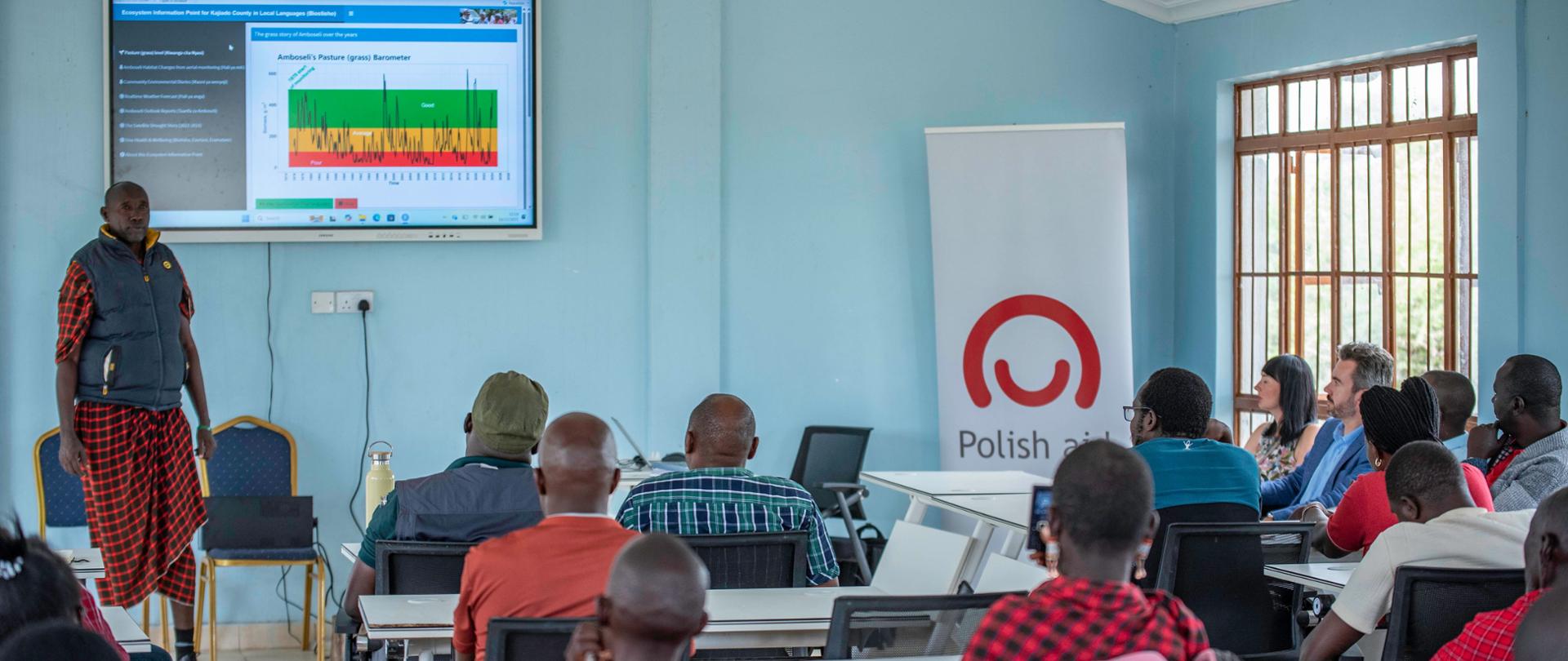 Otwarcie punktu informacji o ekosystemie dla lokalnych społeczności w Kajiado