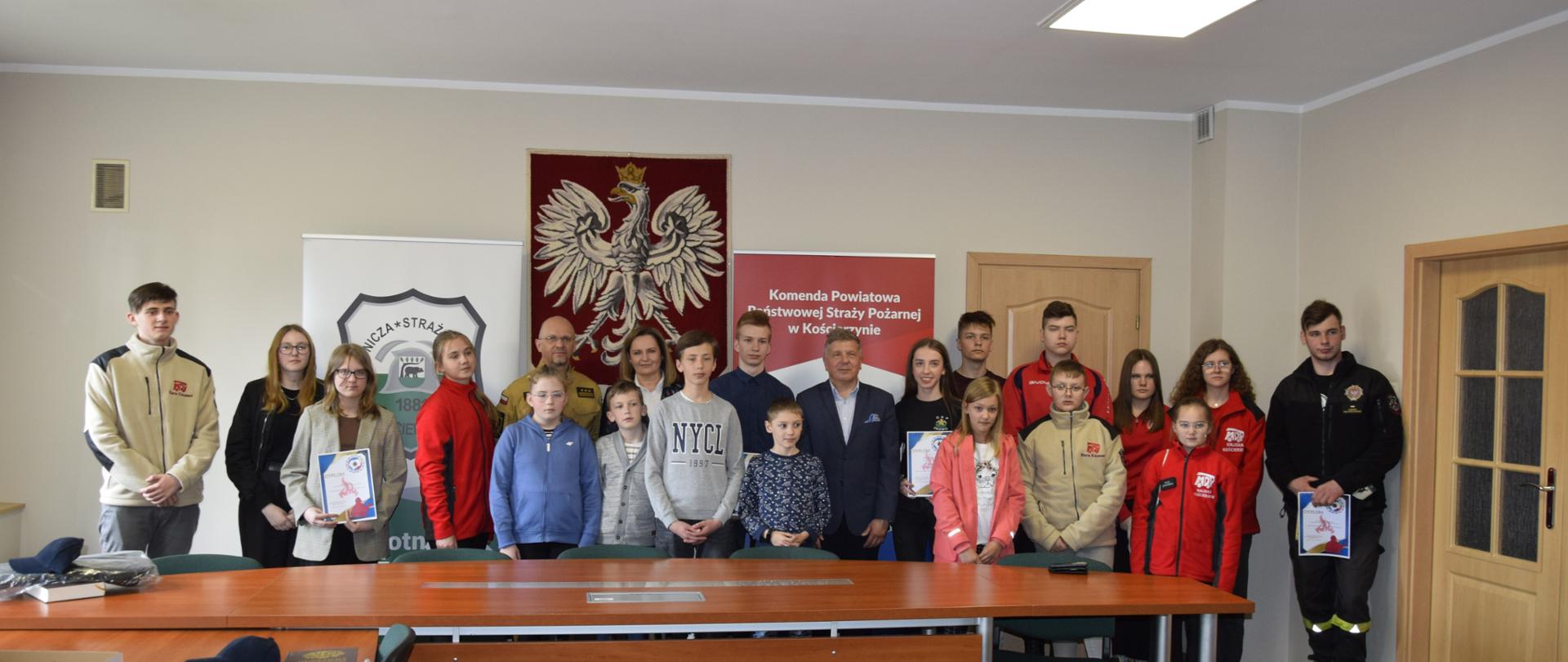 Etap powiatowy Ogólnopolskiego Turnieju Wiedzy Pożarniczej "Młodzież Zapobiega Pożarom"- 2023