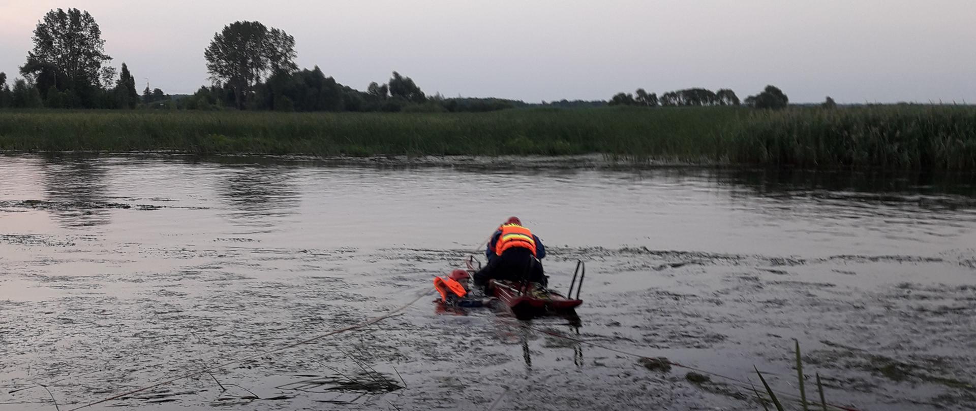 Utonął mężczyzna, Goniądz, powiat moniecki