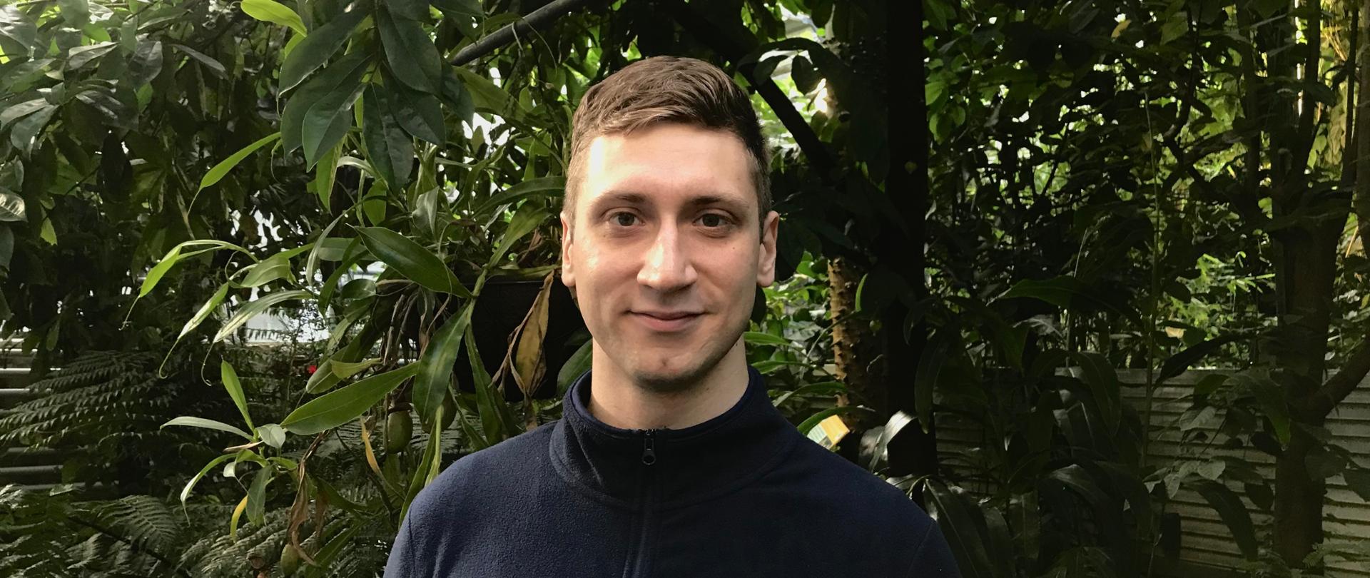 Dominik Broda - stażysta w Wydziale LIFE