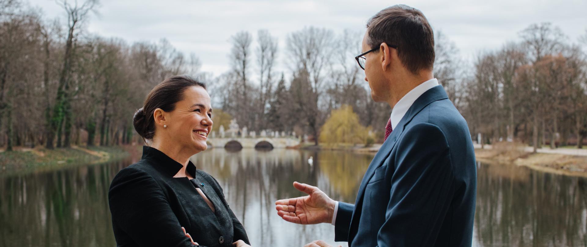 Spotkanie premiera Mateusza Morawieckiego z prezydent Węgier Katalin Novák.