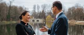 Spotkanie premiera Mateusza Morawieckiego z prezydent Węgier Katalin Novák.