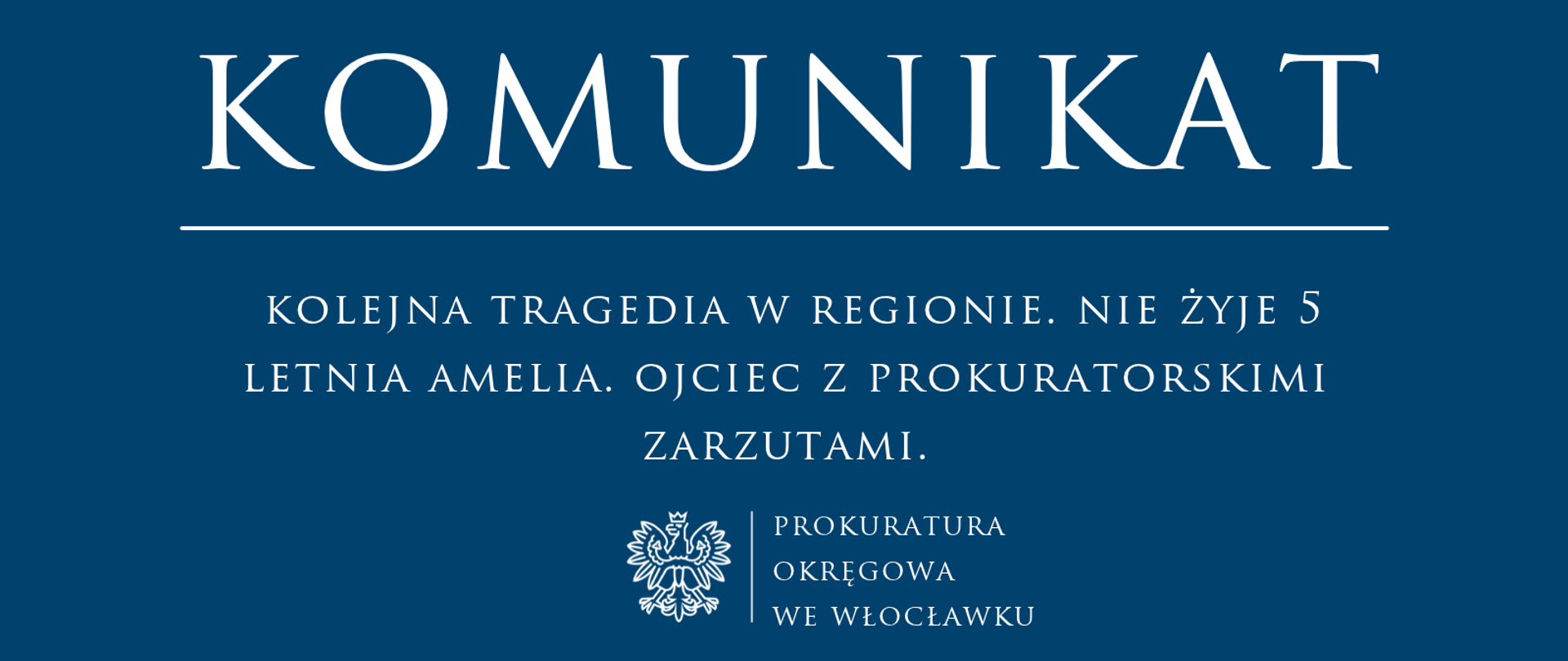 Komunikat Prokuratury Rejonowej w Lipnie