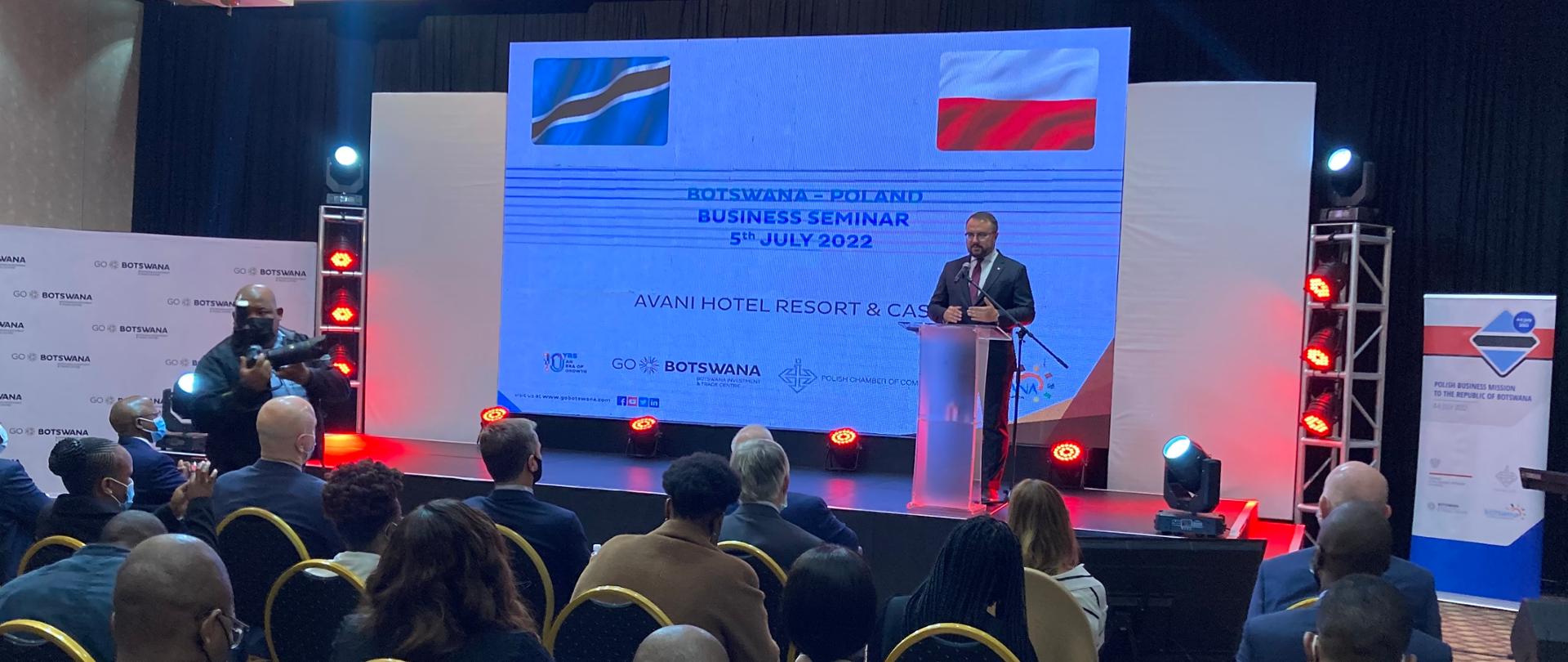 Konsultacje wiceministra Pawła Jabłońskiego w Botswanie 