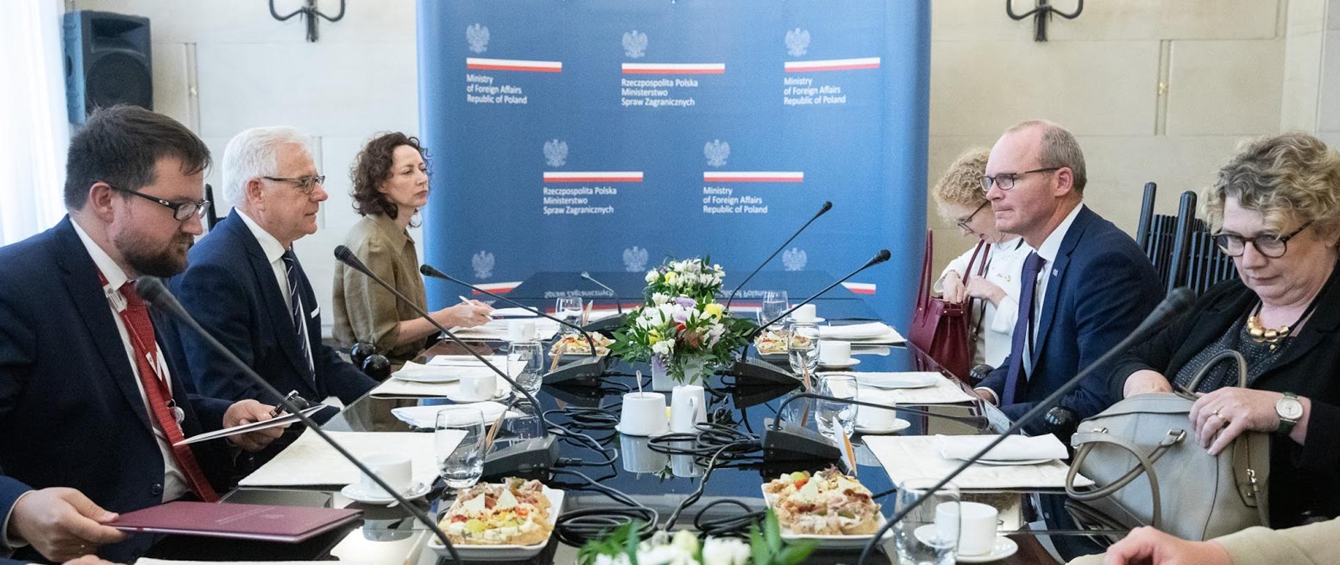 Foreign ministers of Poland and Ireland meet