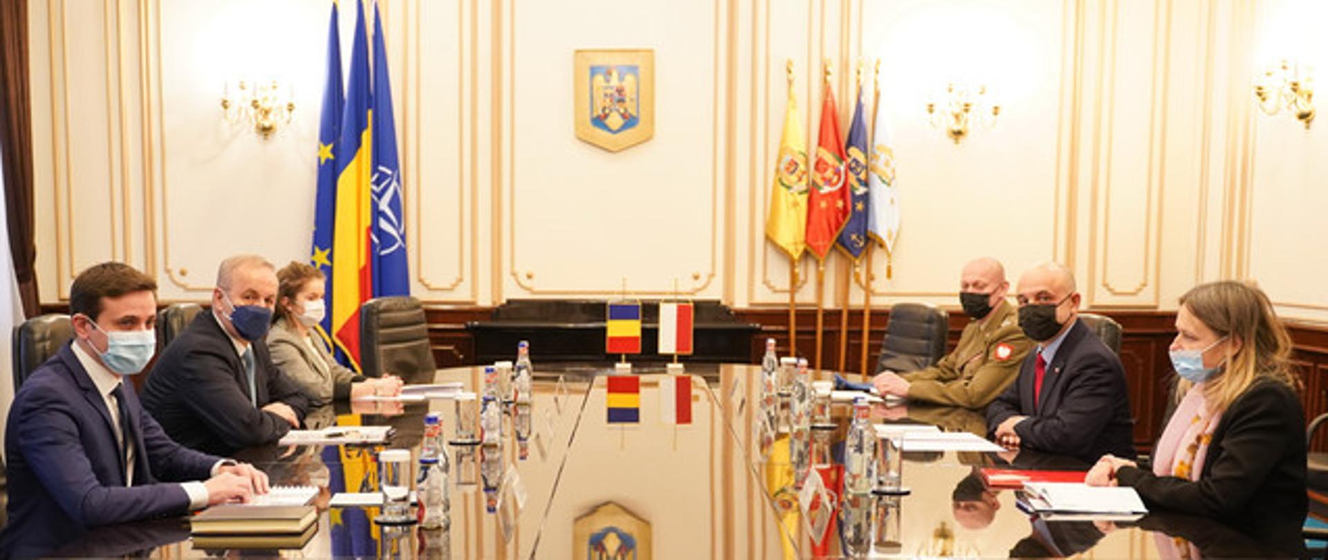 Spotkanie Ambasadora Macieja Langa z Ministrem Obrony Rumunii
