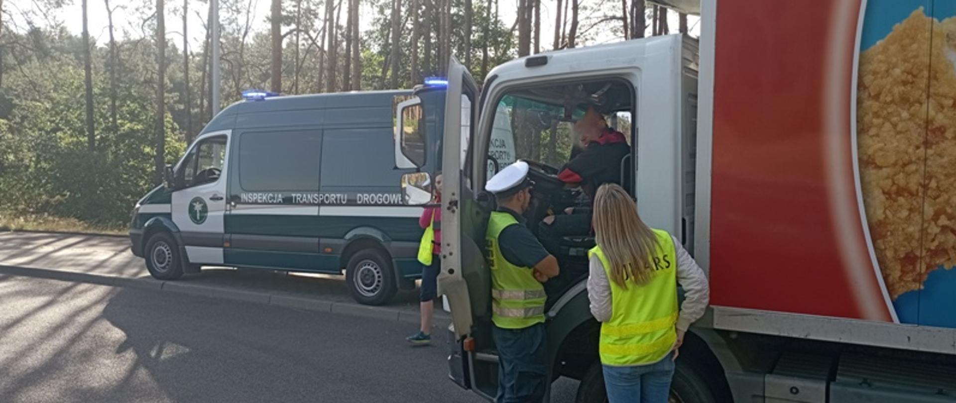 Kontrola pojazdu wykonywana przez Funkcjonariusza ITD oraz IJHARS