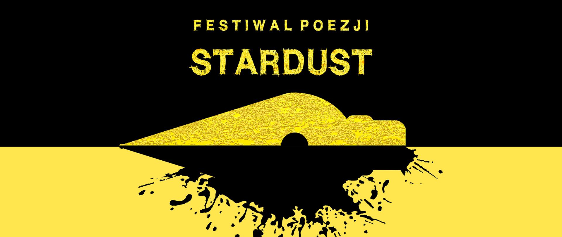 Program wydarzenia, element graficzny żółto-czarna stalówka pióra wiecznego