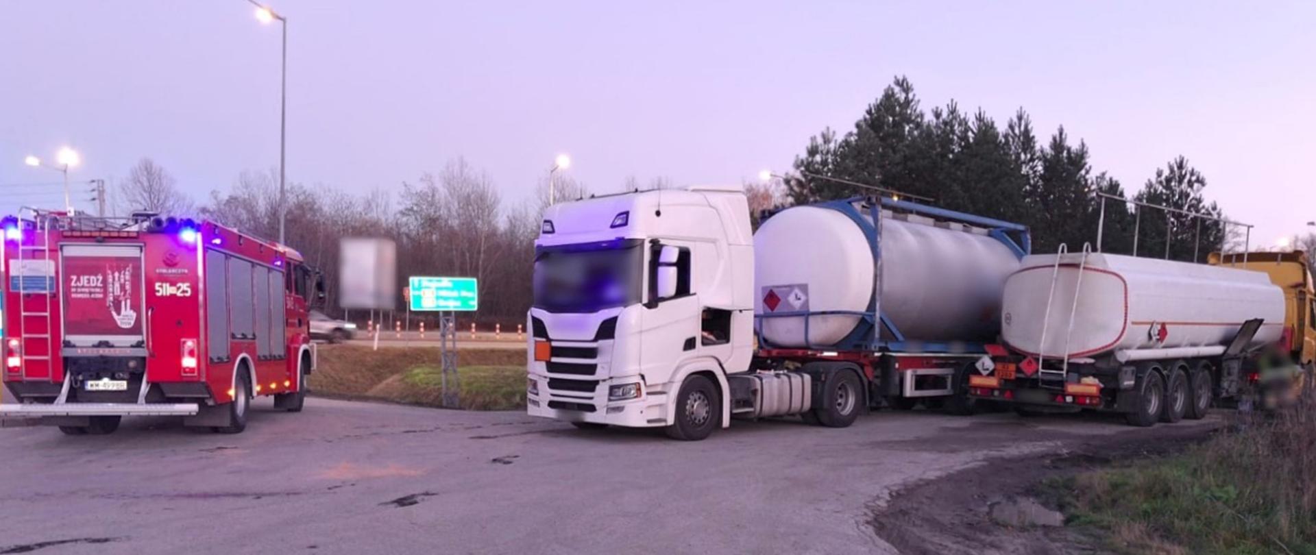 Ukraińska ciężarówka-cysterna zatrzymana przez mazowieckich inspektorów
