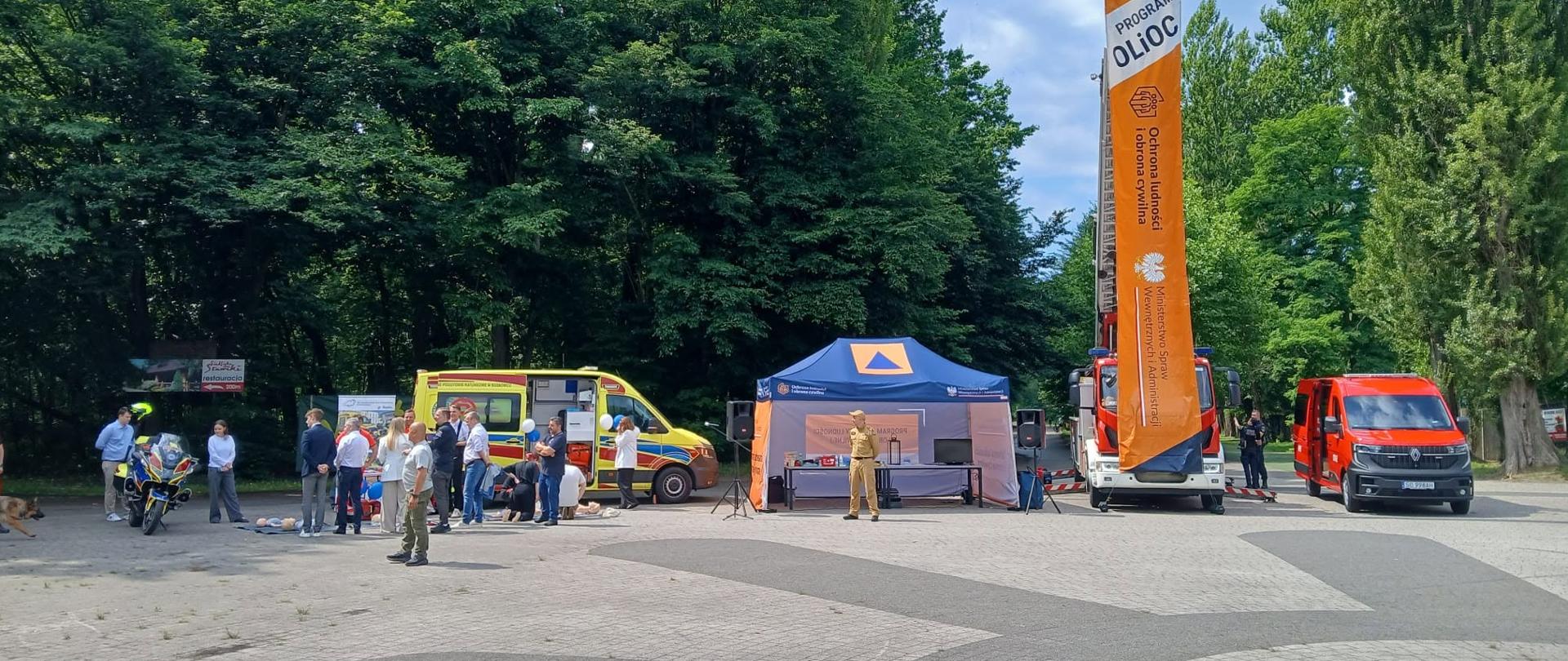 Krajowy Trening Pierwszej Pomocy w ramach Akademii Ochrony Ludności i Obrony Cywilnej (Akademii OLiOC).