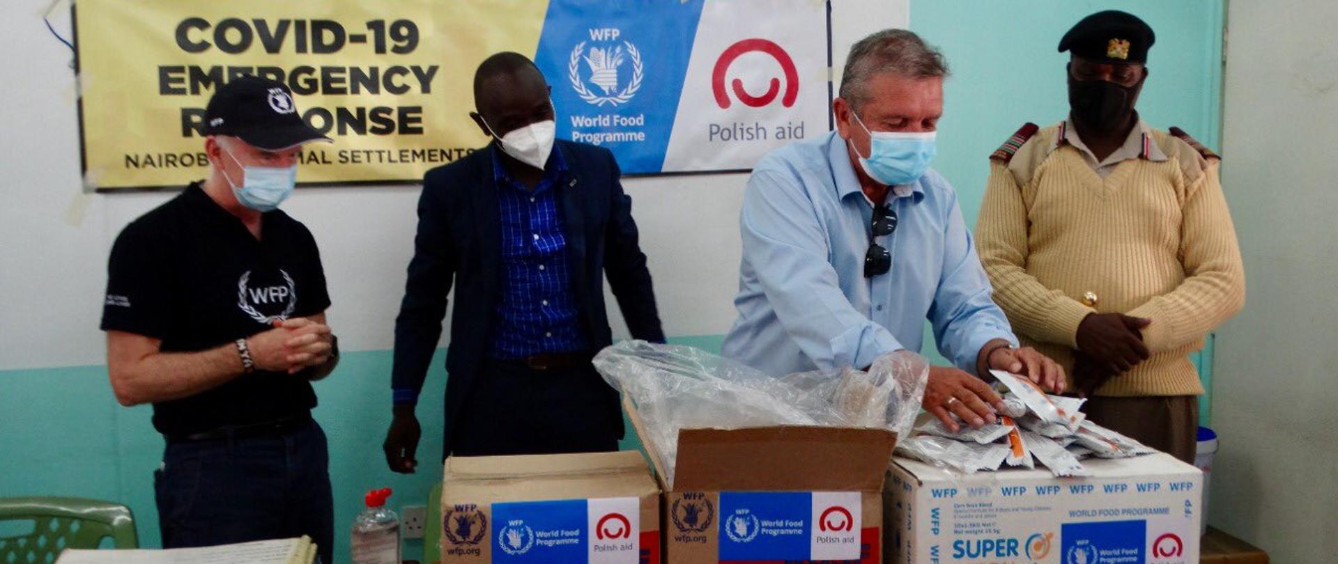 Wizyta w Mukuru kwa Njenga ze Światowym Programem Żywnościowym ONZ