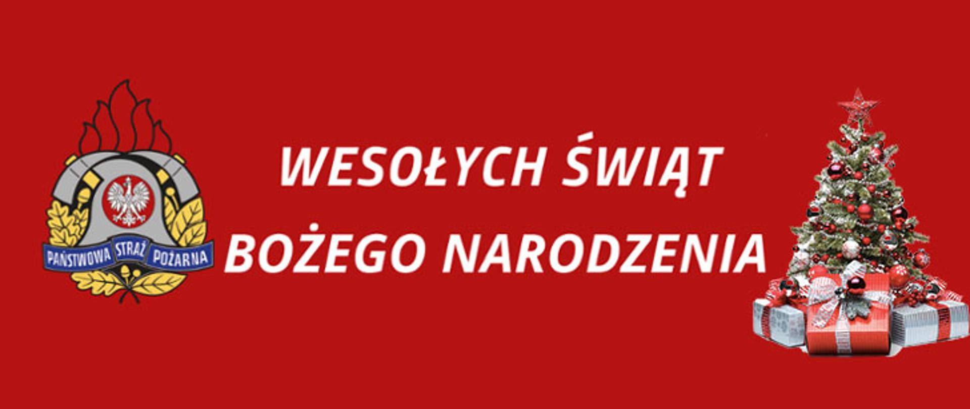 Napis Wesołych Świąt Bożego Narodzenia