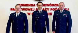 Powierzenie pełnienia obowiązków komendanta powiatowego PSP w Myśliborzu mł. bryg. Maciejowi Iwko.