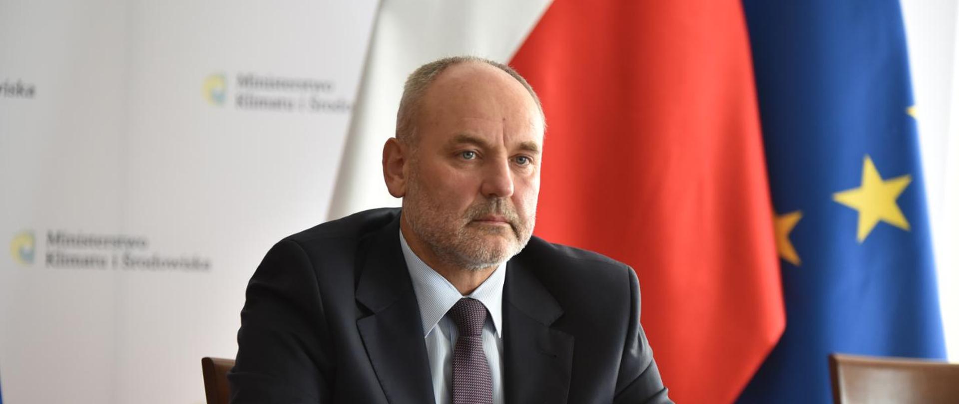 Wiceminister klimatu i środowiska Piotr Dziadzio