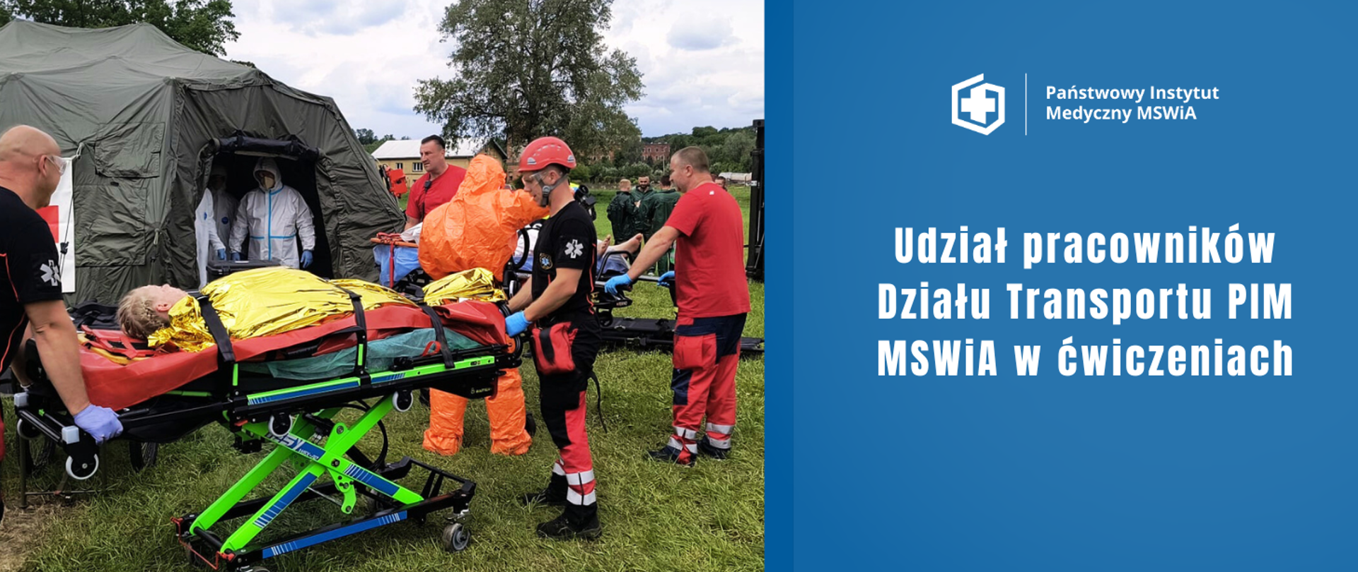 Udział pracowników Działu Transportu PIM MSWiA w ćwiczeniach