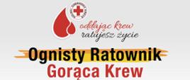 Ognisty Ratownik - Gorąca Krew plakat propagujący akcję.