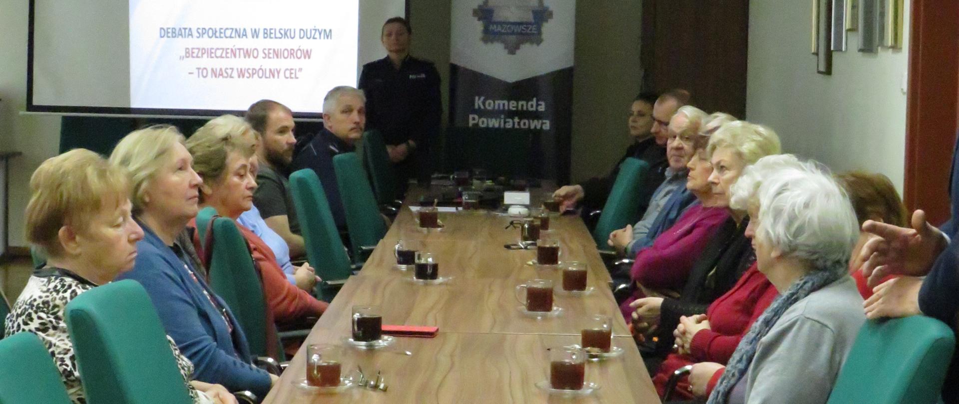 Debata o bezpieczeństwie w Belsku Dużym