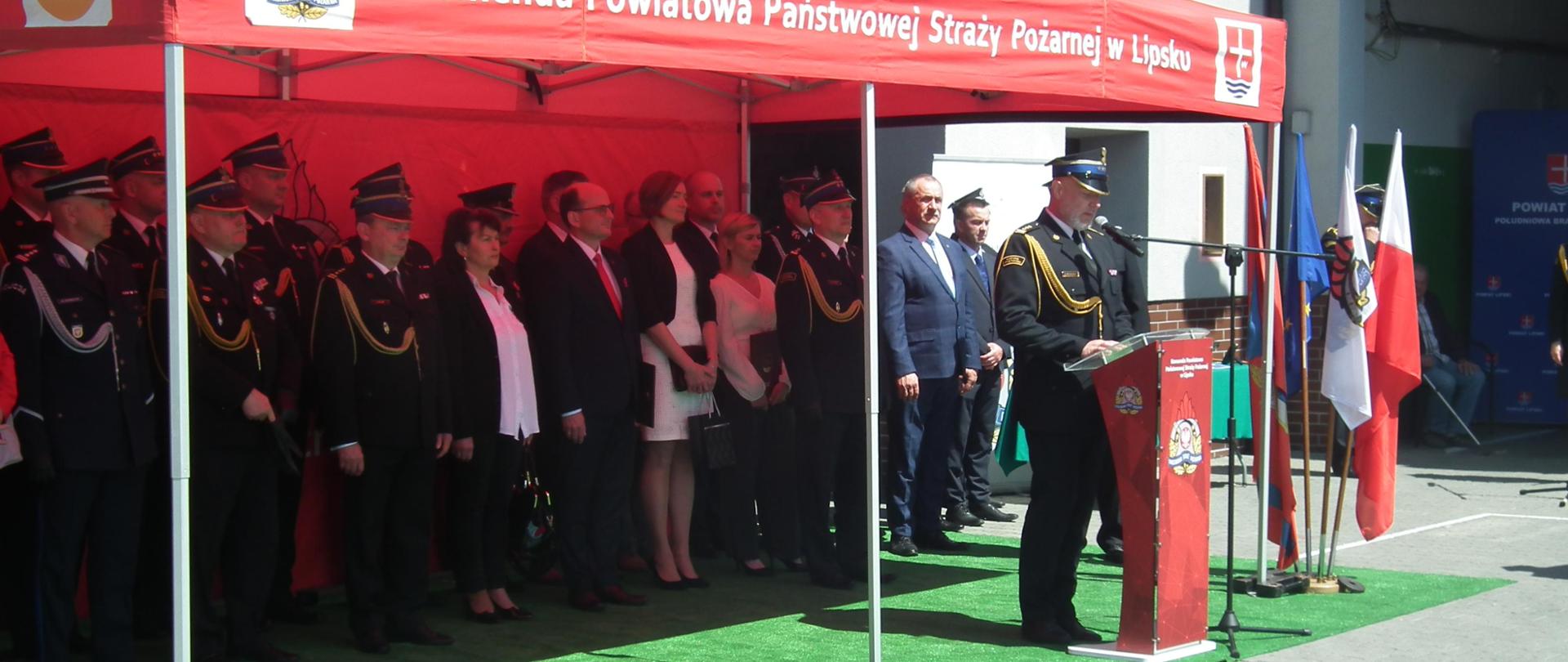 Powiatowe Obchody Dnia Strażaka w Lipsku