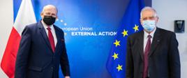 Minister Zbigniew Rau spotkał się w Brukseli z Josepem Borrellem