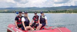 Mieszane patrole na terenie Jeziora Czorsztyńskiego