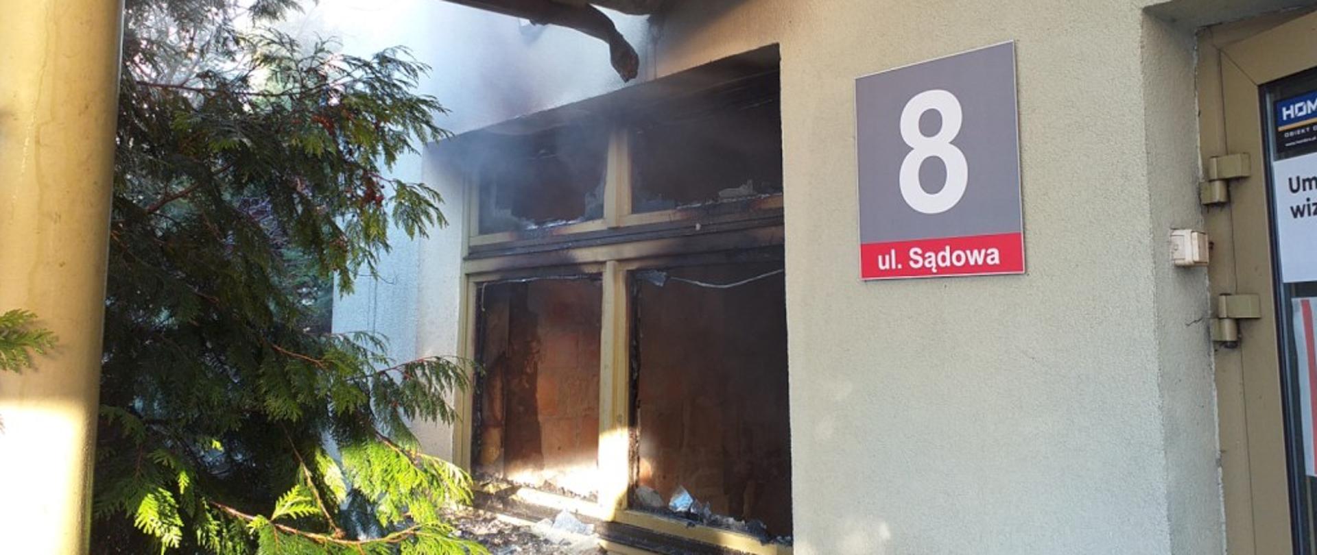 Groźny pożar w Urzędzie Skarbowym w Nakle