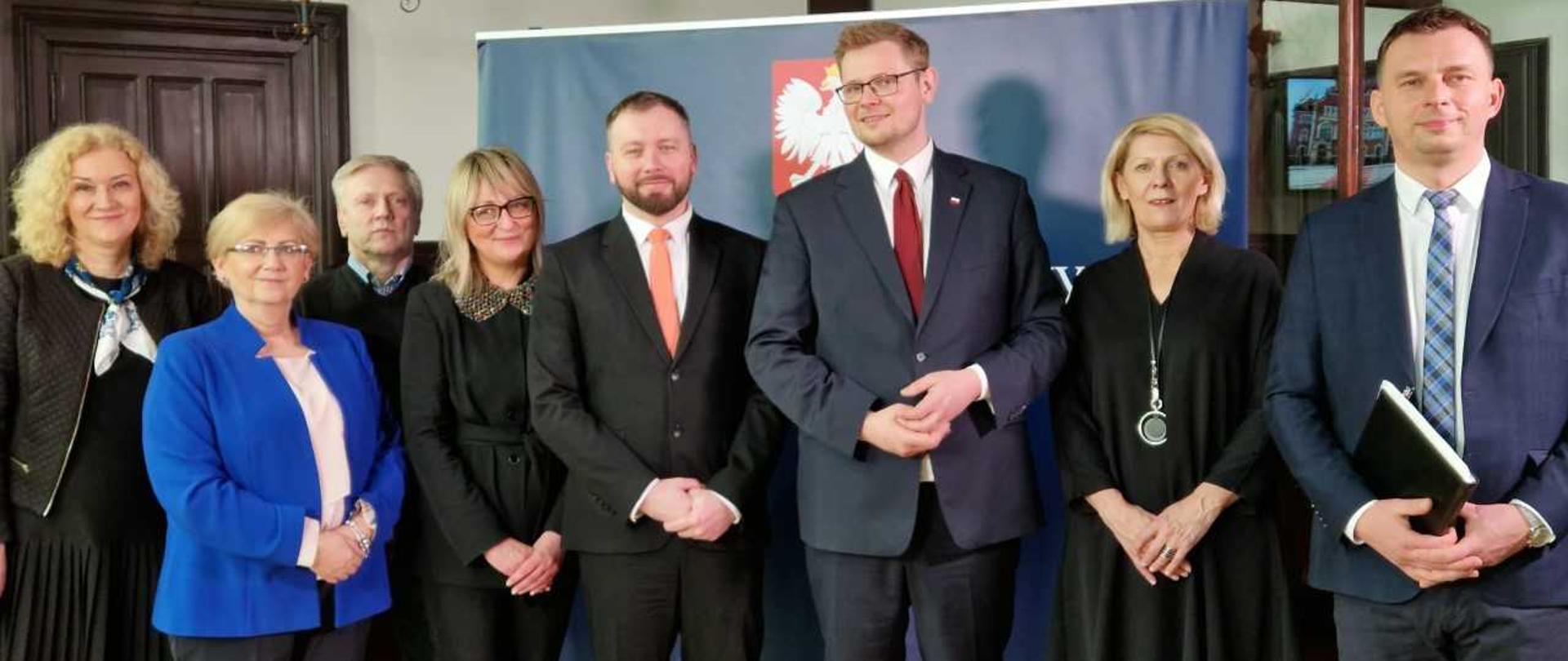 Wiceminister Sprawiedliwości Michał Woś na spotkaniu w Pszczynie