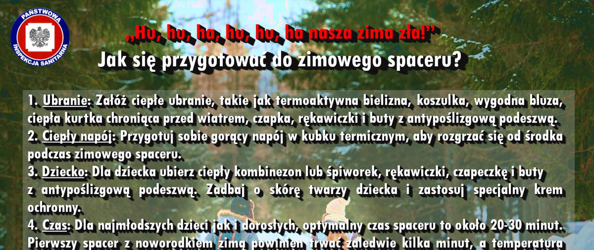 Jak się przygotować do zimowego spaceru ?