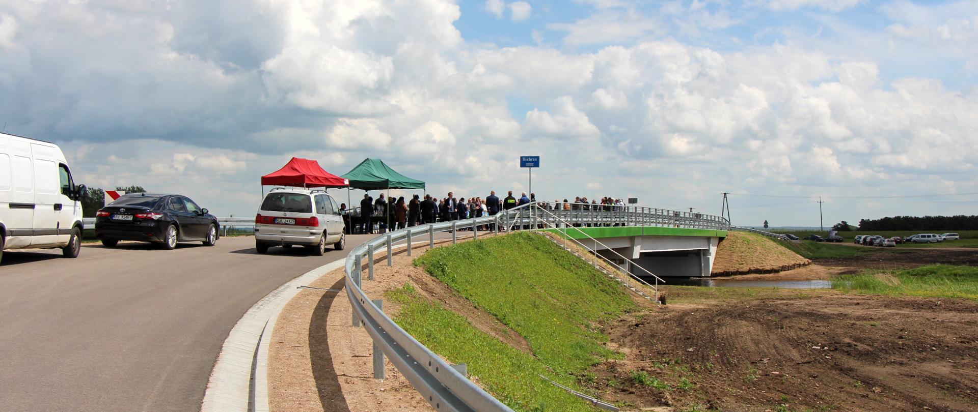 Otwarcie mostu na Biebrzy w Jagłowie