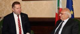 7.06.2022 Rzym, Włochy. Spotkanie Ministra Edukacji i Nauki Przemysława Czarnka z ministrem Edukacji Włoch Patrizio Bianchim.