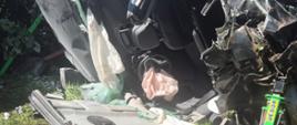 Wypadek drogowy w miejscowości Rgielew