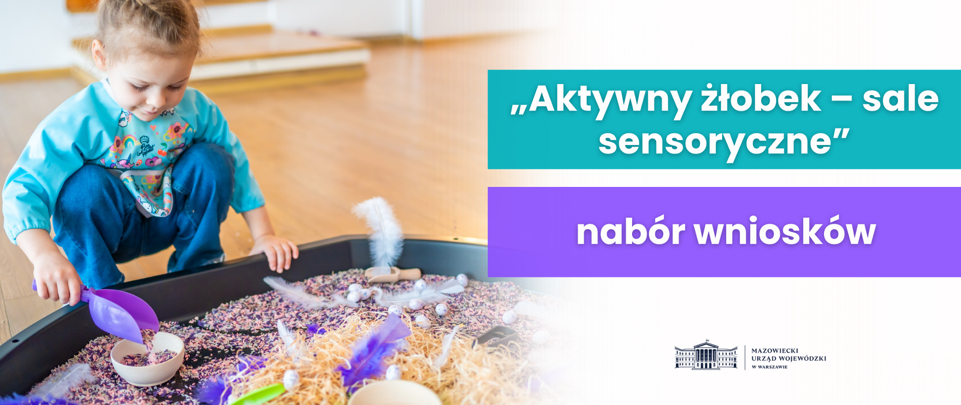 „Aktywny żłobek – sale sensoryczne” – złóż wniosek