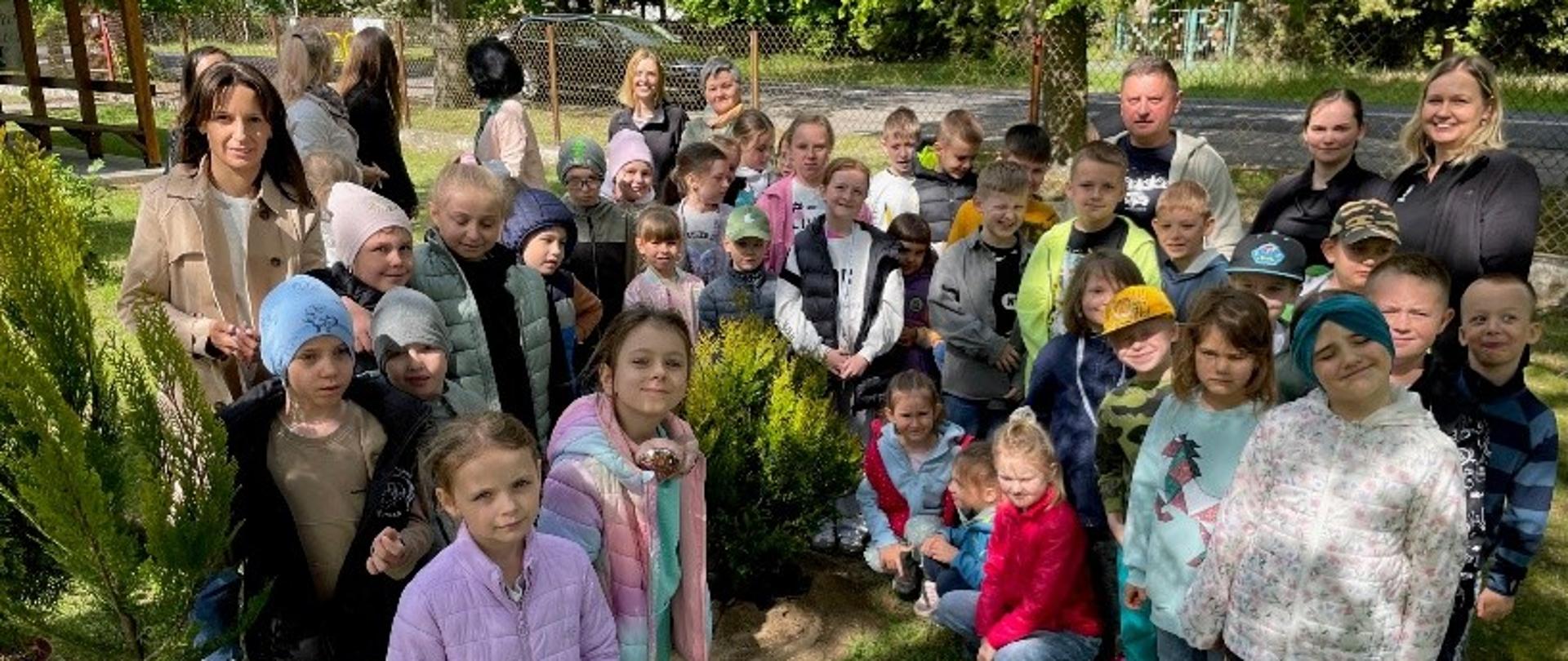 Wspólne sadzenie krzewu