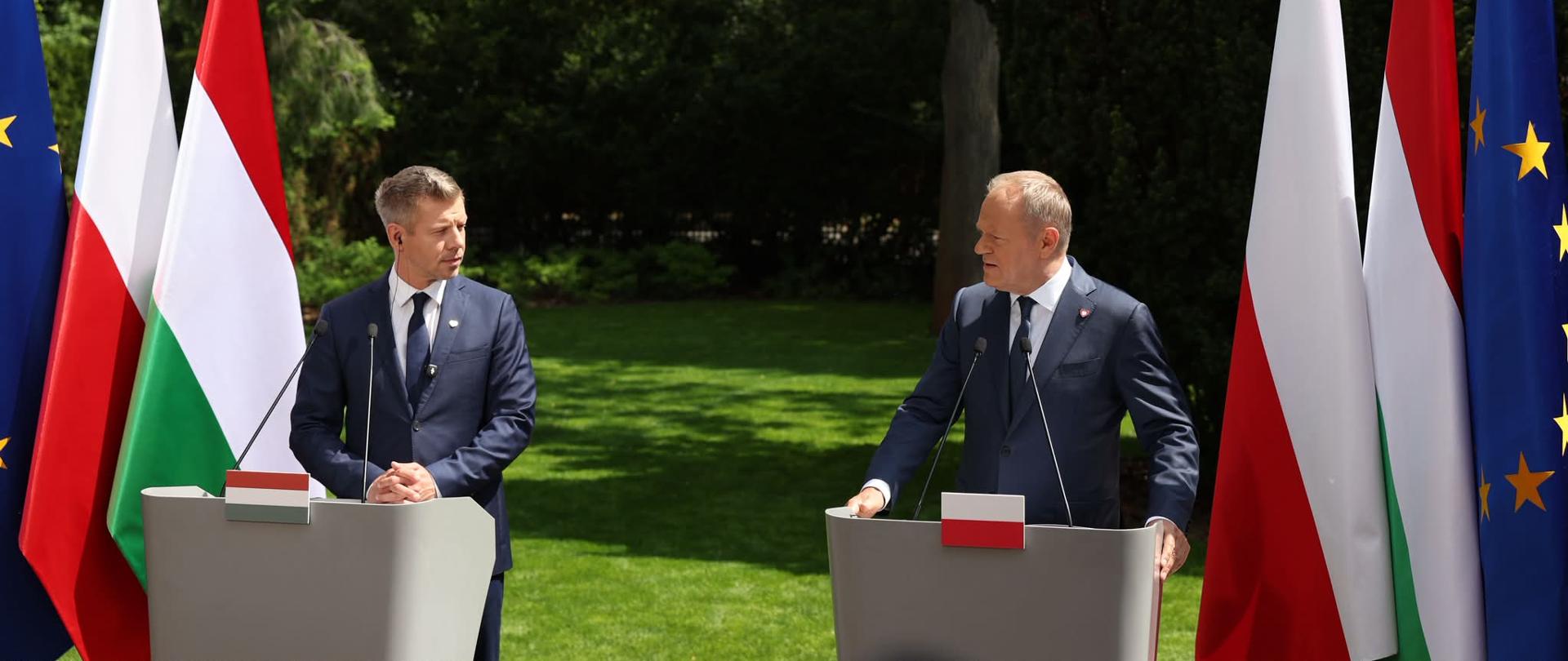 PM Tusk and PM Magyar