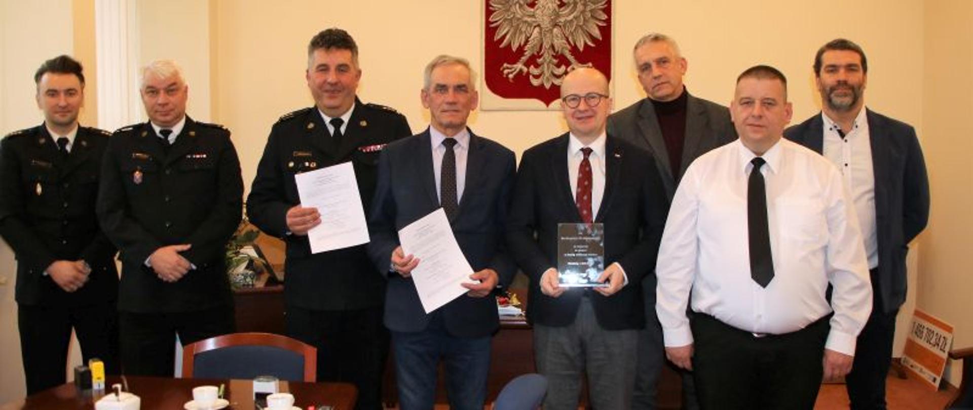 PODPISANIE POROZUMIENIA WS. WŁĄCZENIA DO KSRG OSP CHLUDOWO