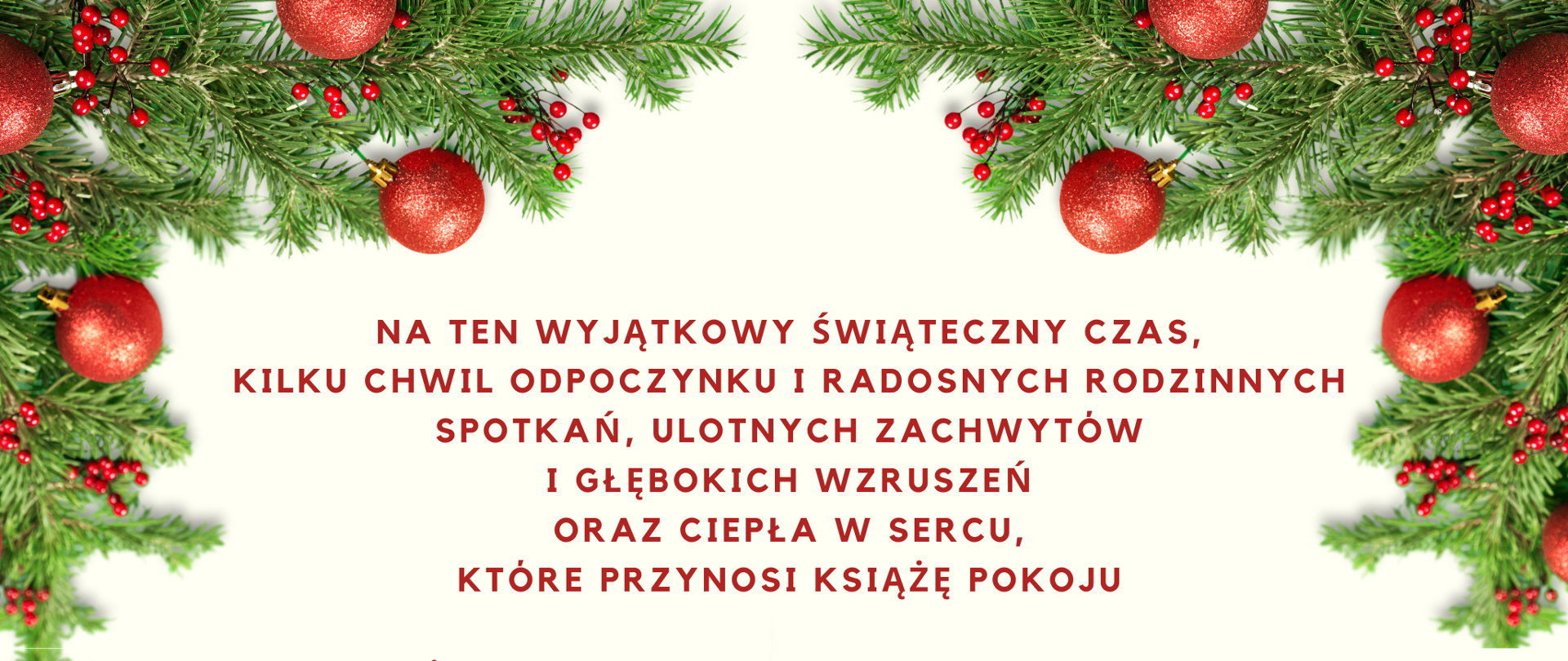 Życzenia świąteczne z okazji Bożego Narodzenia 2024