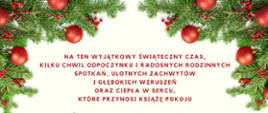 Życzenia świąteczne z okazji Bożego Narodzenia 2024