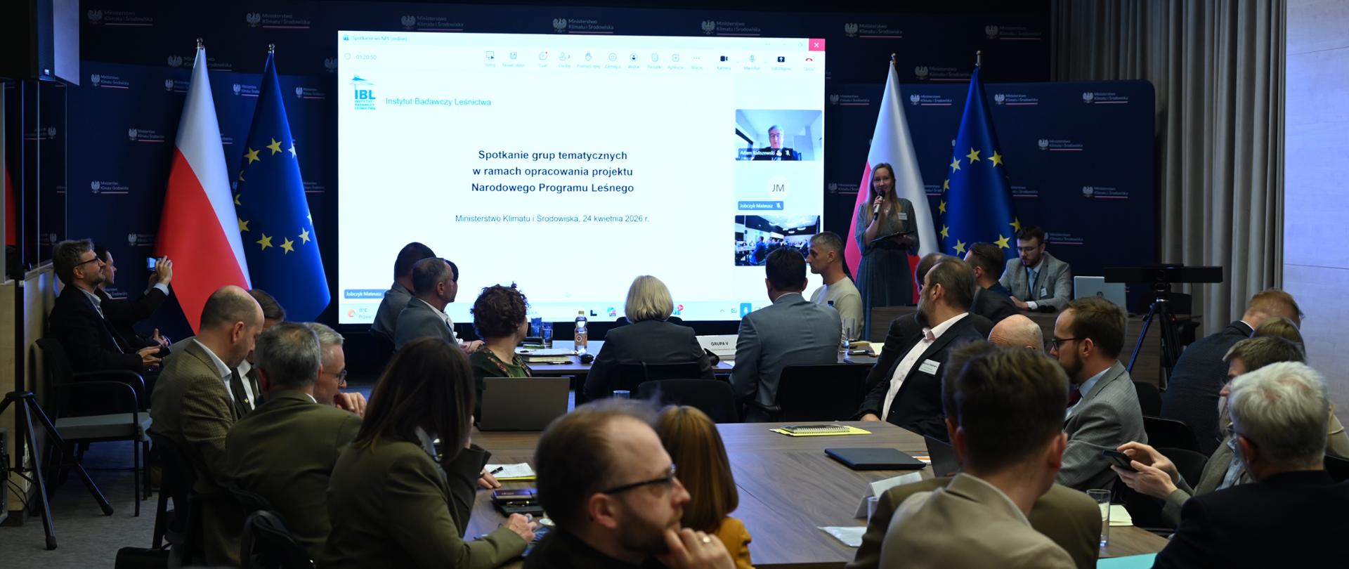 Spotkanie inauguracyjne grup tematycznych pracujących nad projektem Narodowego Programu Leśnego