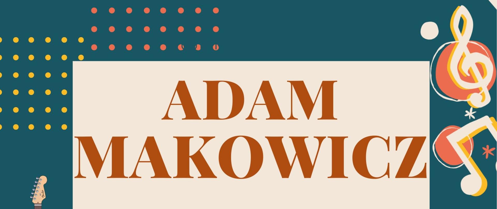 plakat koncert jazzowy Adam Makowicz