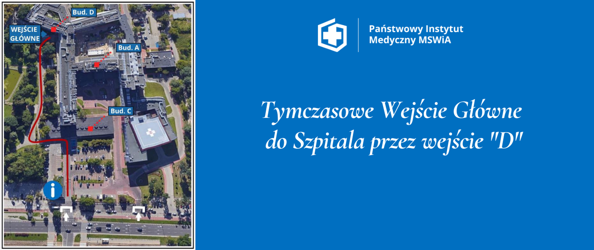 Tymczasowe wejście do szpitala 