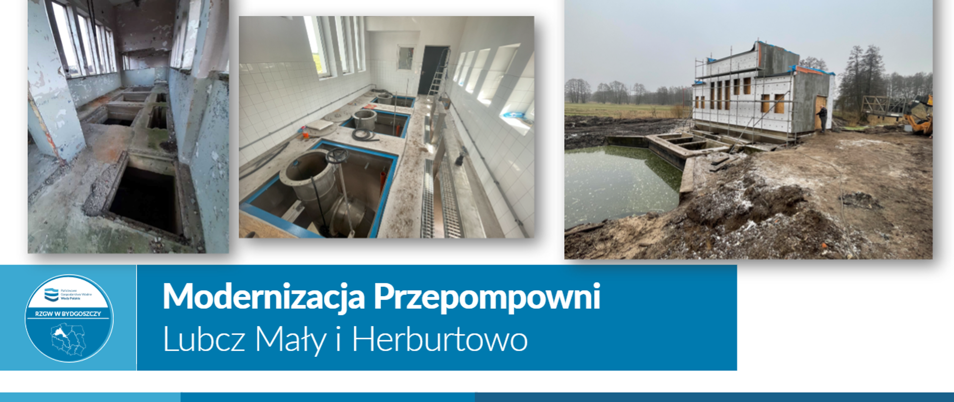 Modernizacja Przepompowni Lubcz Mały i Herburtowo 