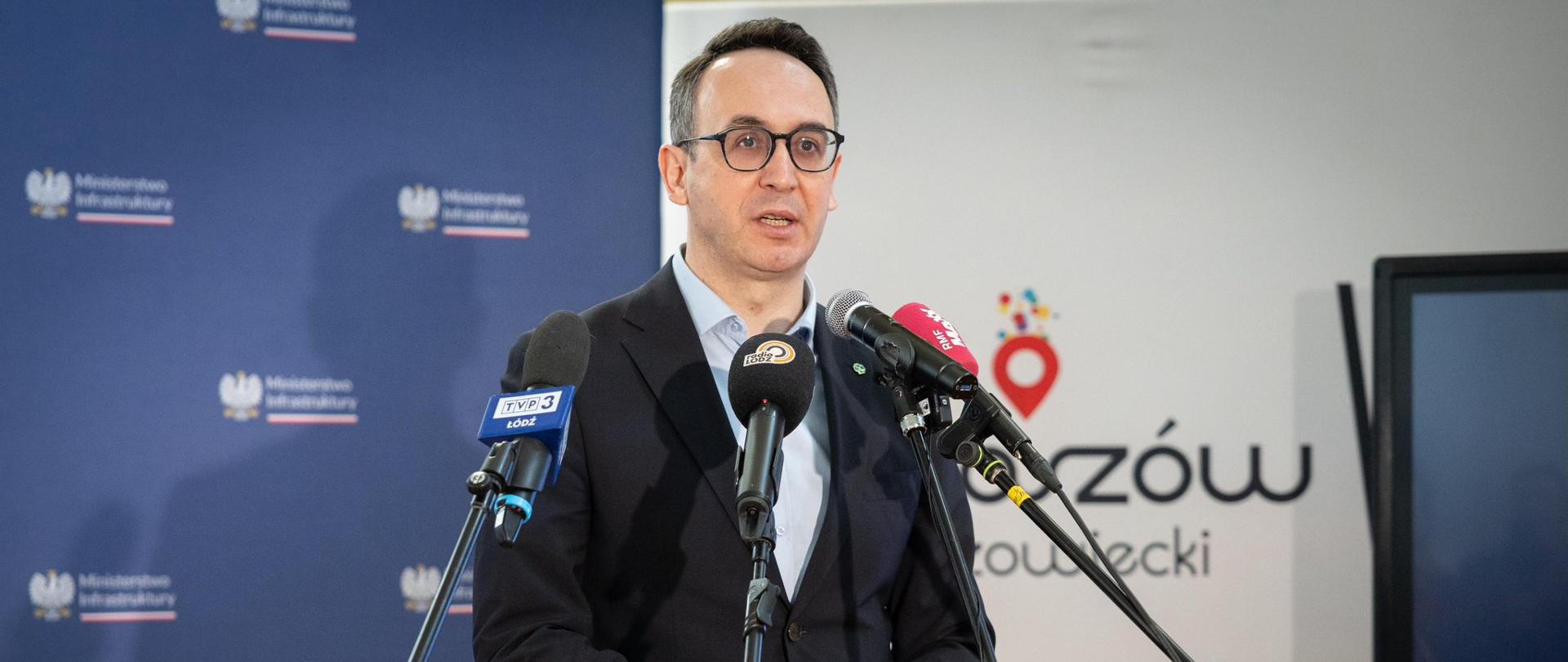 Minister infrastruktury Dariusz Klimczak