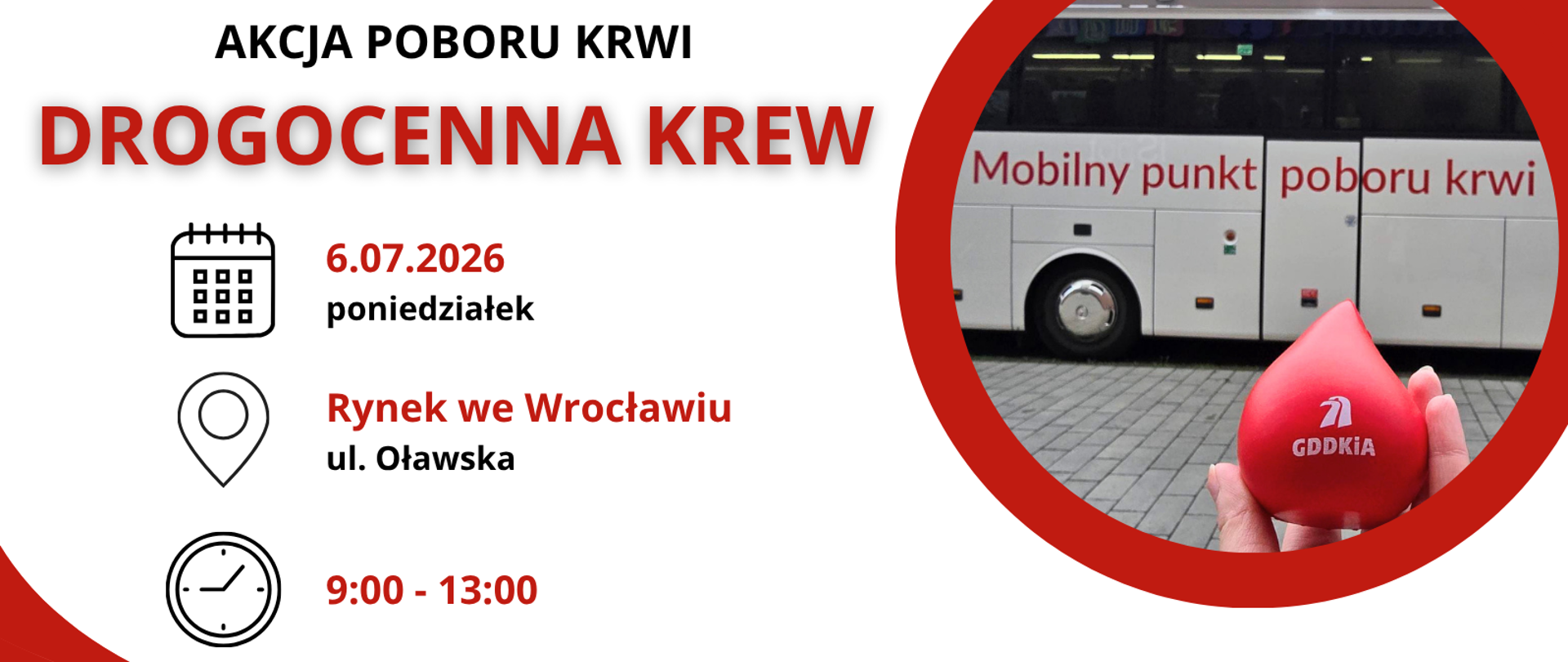 "Drogocenna krew" - baner