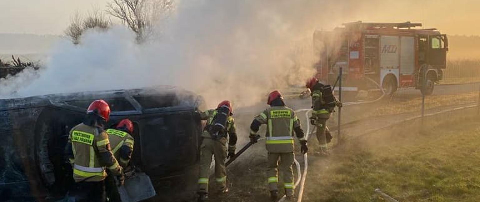 Wilenko. Pożar samochodu osobowego z dnia 20.04.2021 r.