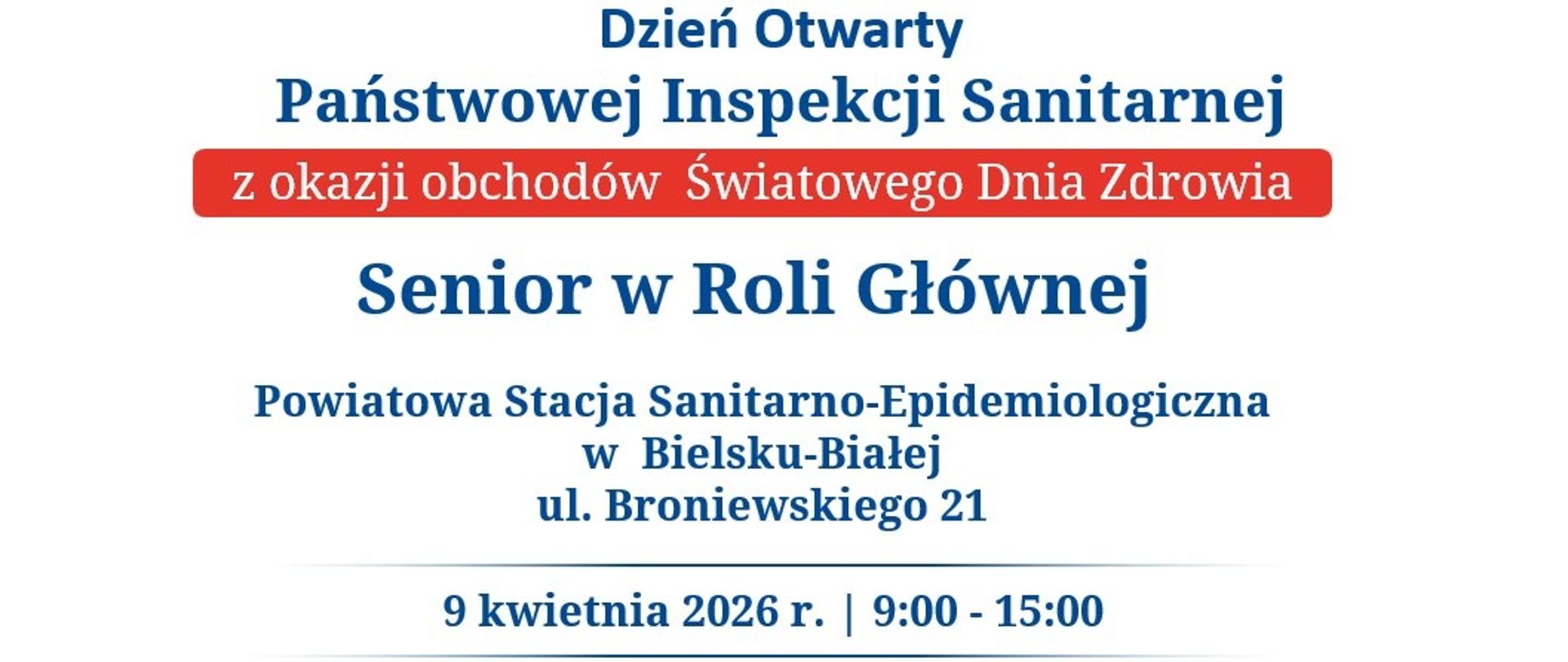 Dzień Otwarty Państwowej Inspekcji Sanitarnej