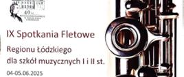 Na zdjęciu widoczny jest dyplom przyznany w konkursie IX Spotkania Fletowe Regionu Łódzkiego dla szkół muzycznych I i II stopnia, które odbyły się 4-5 czerwca 2025r. Dyplom informuje, że uczennica Maja Hartman otrzymała III miejsce w konkursie. 